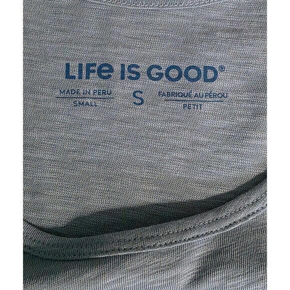 Life Is Good Womens Textured Sun Moon Floral Green‎ Size S NWT - Picture 3 of 5